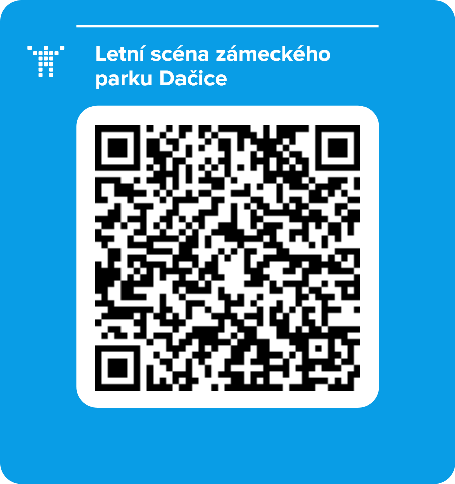 Letní scéna zámeckého parku Dačice