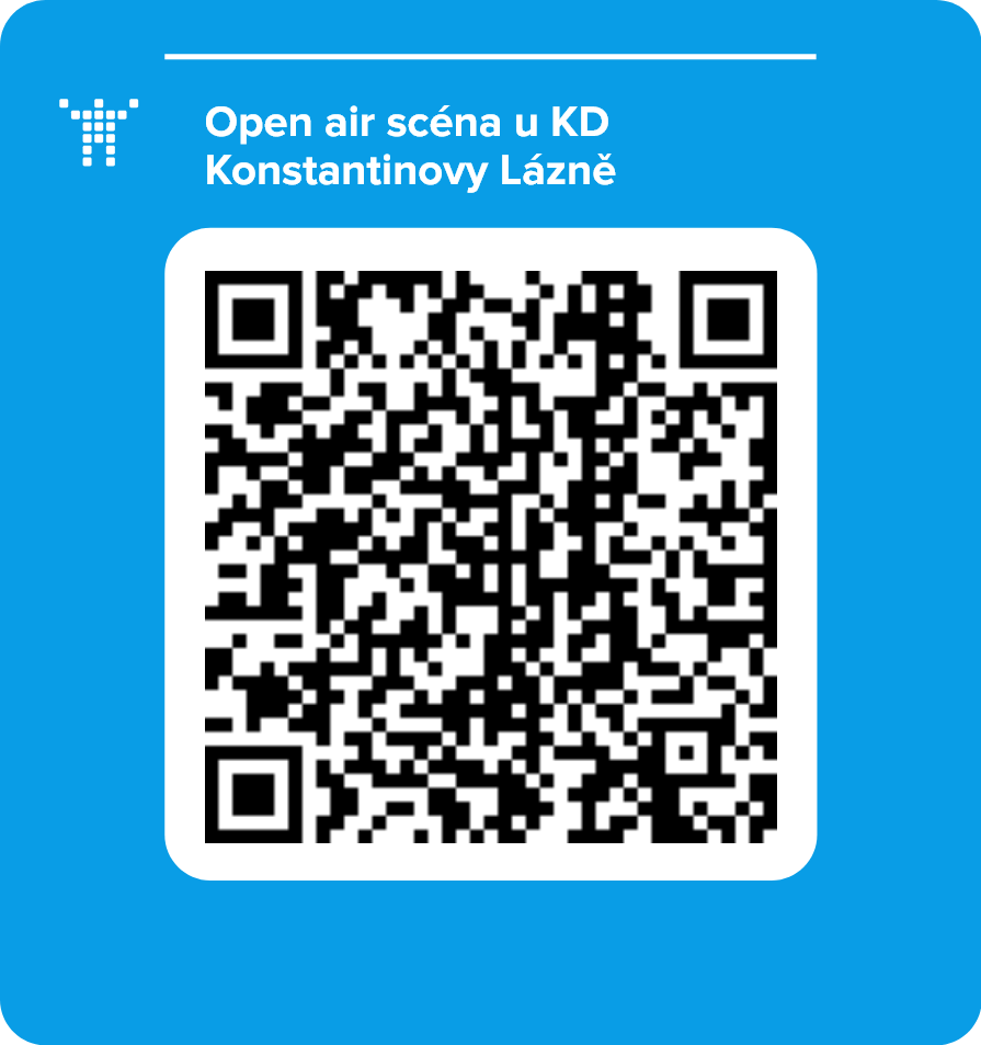 Open air scéna u KD Konstantinovy Lázně