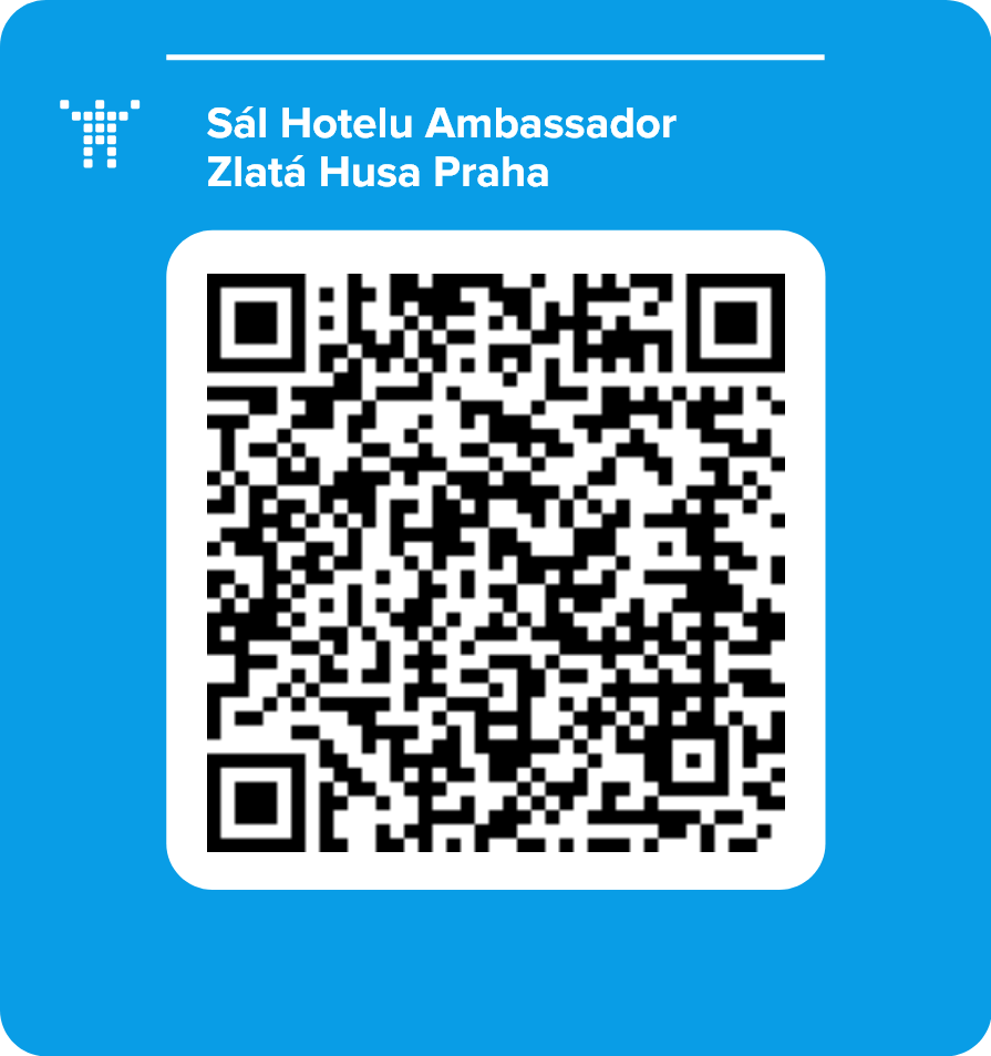 Sál Hotelu Ambassador Zlatá Husa Praha