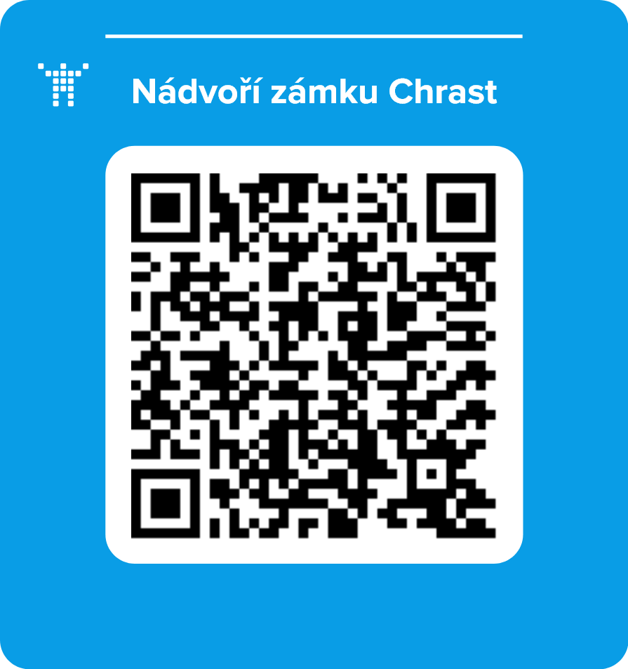 Nádvoří zámku Chrast