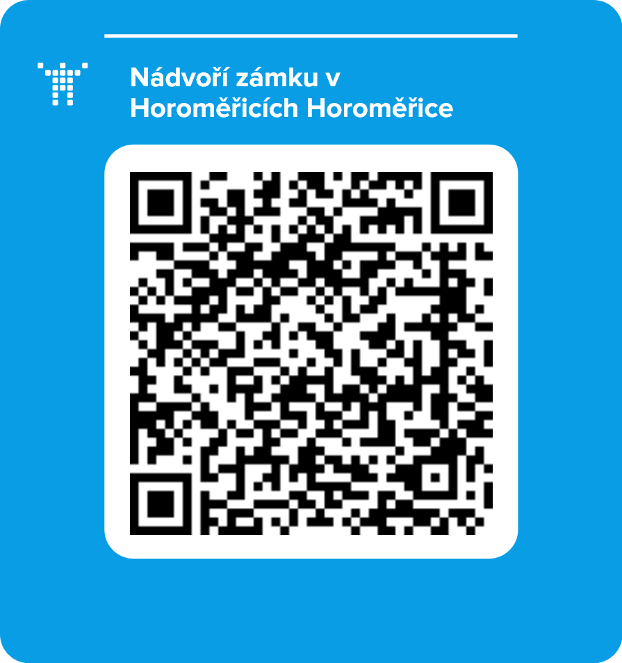 Nádvoří zámku v Horoměřicích Horoměřice