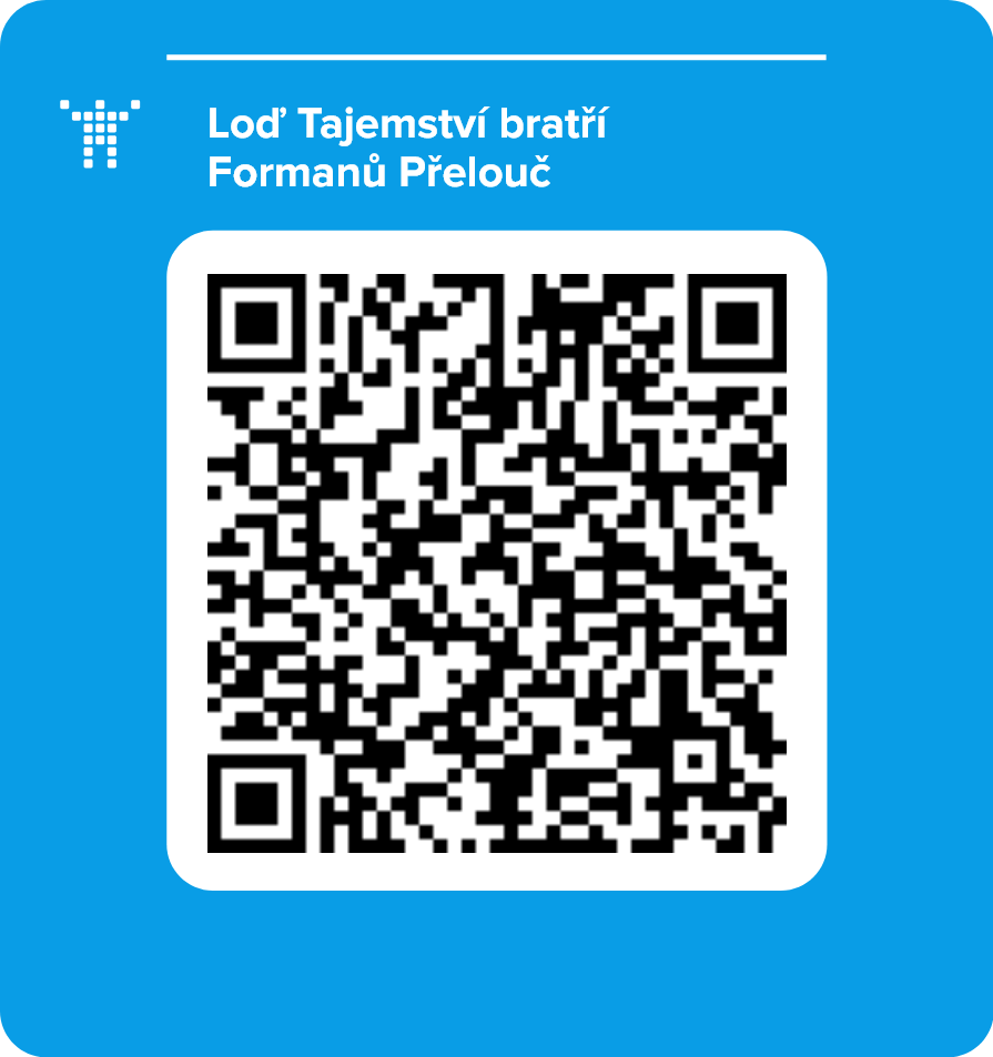 Loď Tajemství bratří Formanů Přelouč