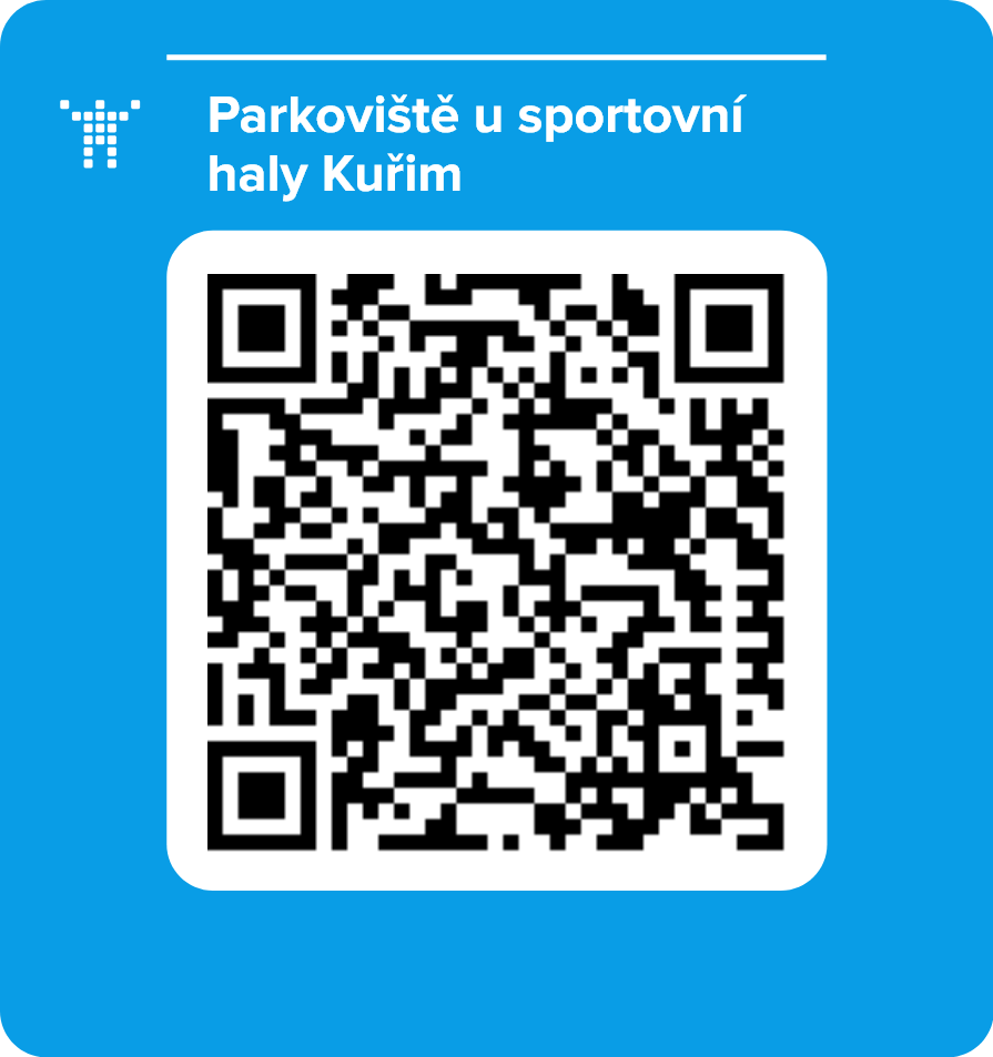 Parkoviště u sportovní haly Kuřim