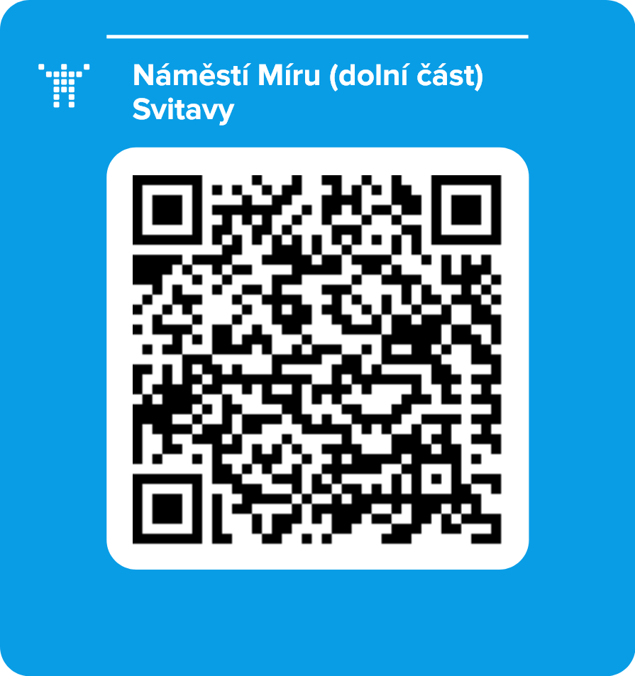 Náměstí Míru (dolní část) Svitavy