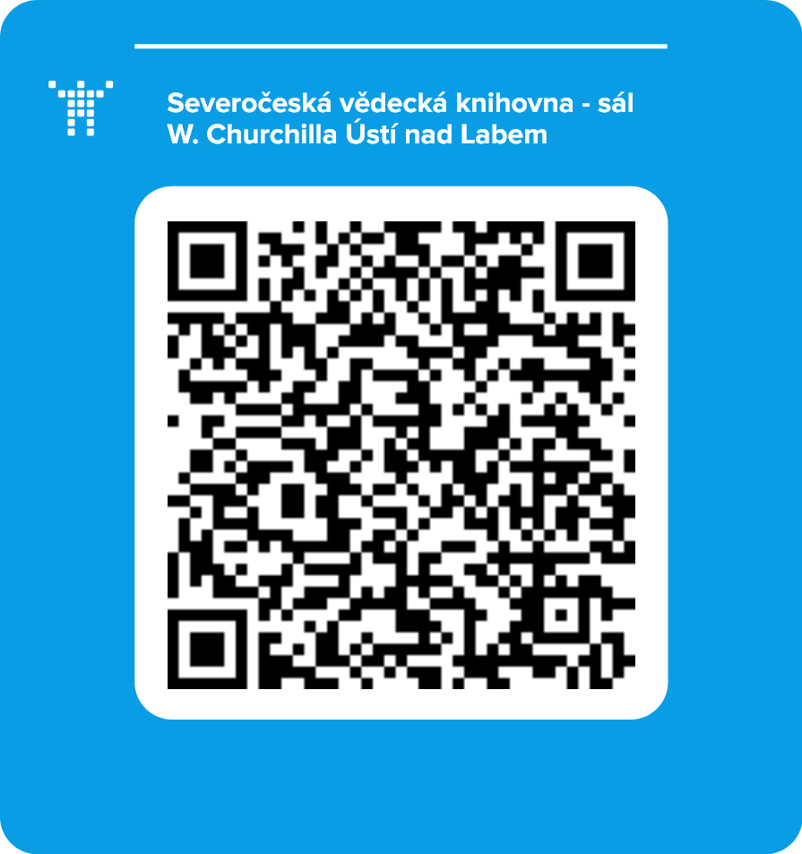Severočeská vědecká knihovna - sál W. Churchilla Ústí nad Labem