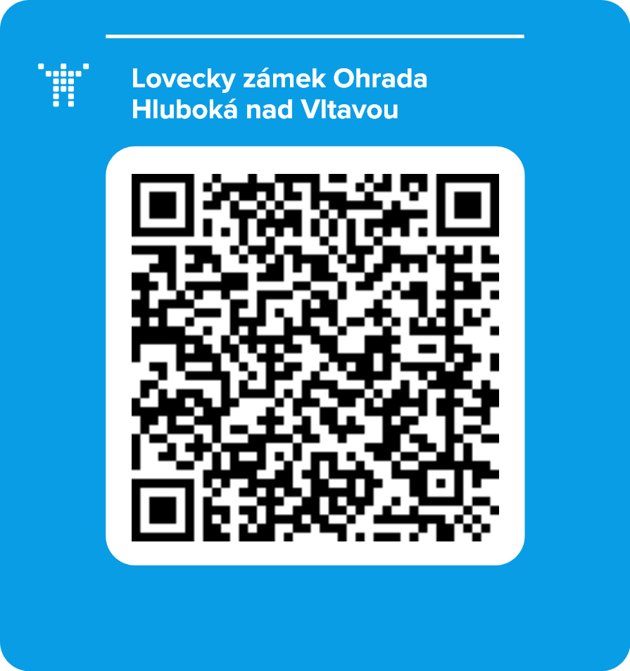 Lovecky zámek Ohrada Hluboká nad Vltavou