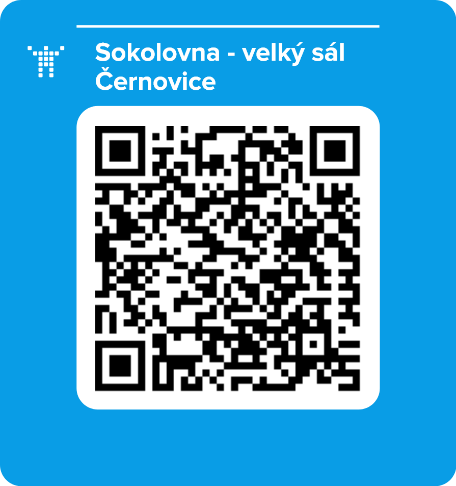 Sokolovna - velký sál Černovice
