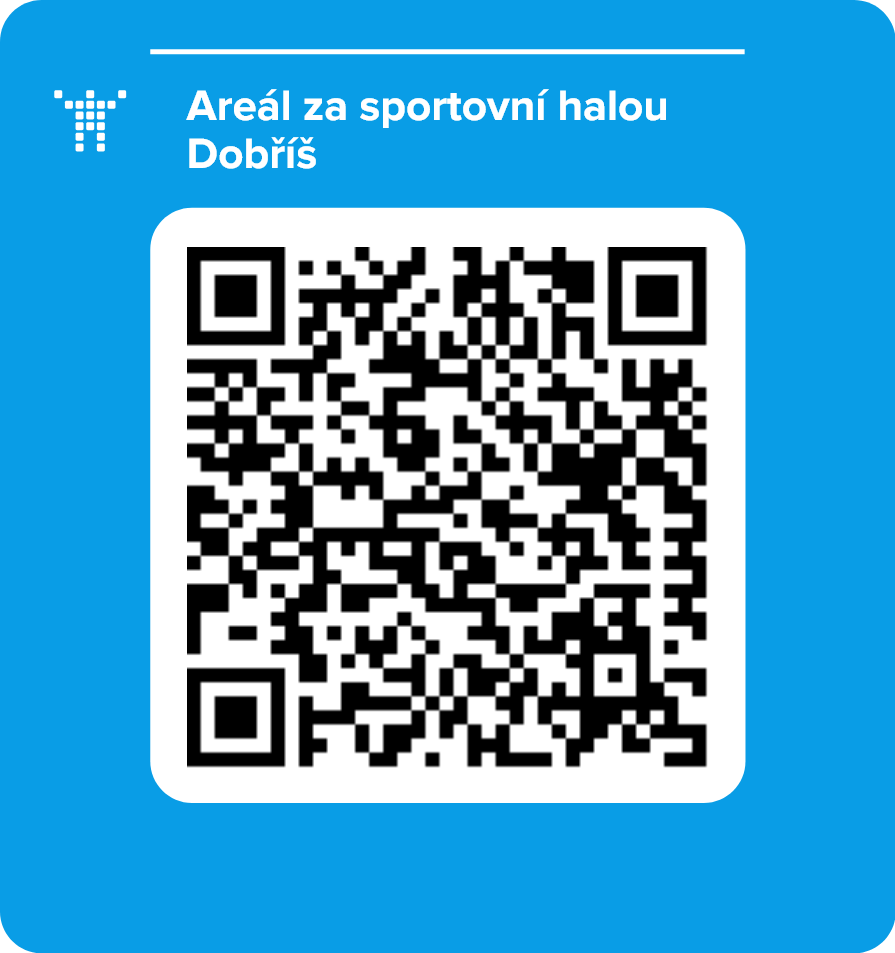 Areál za sportovní halou Dobříš