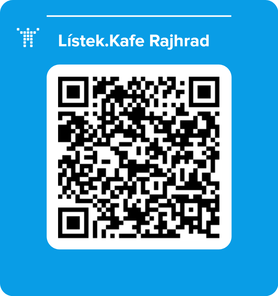 Lístek.Kafe Rajhrad