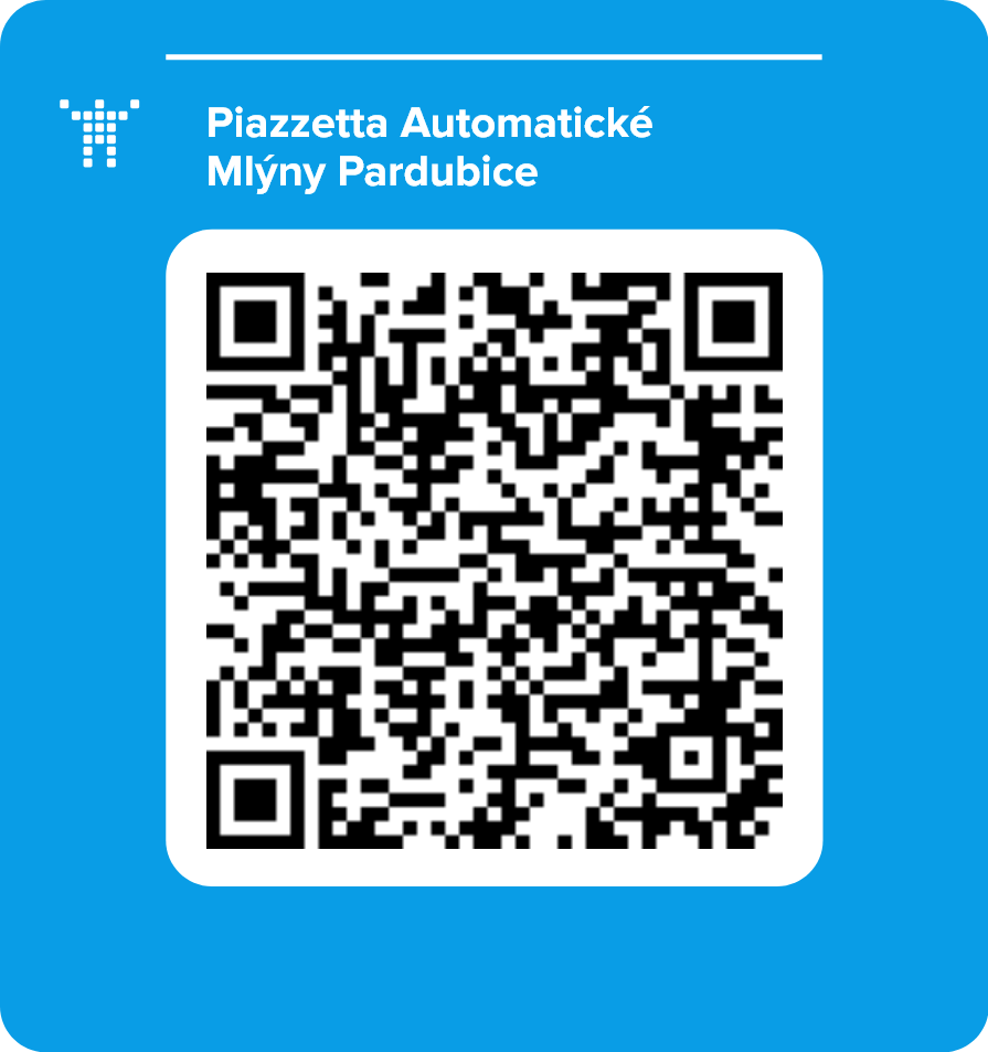 Piazzetta Automatické Mlýny Pardubice