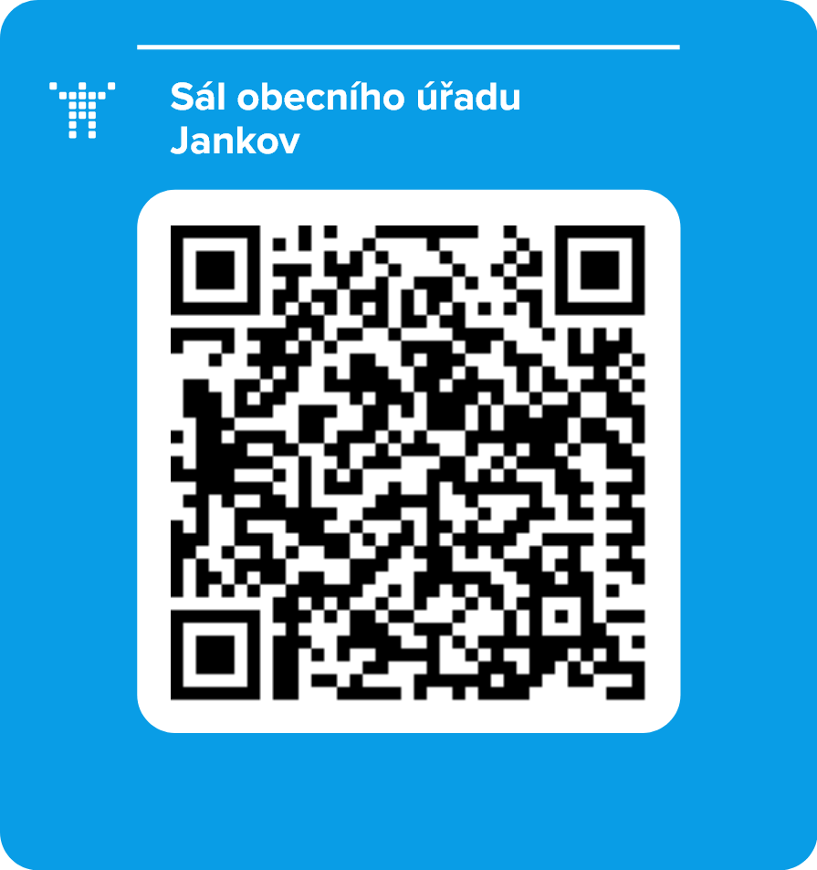 Sál obecního úřadu Jankov