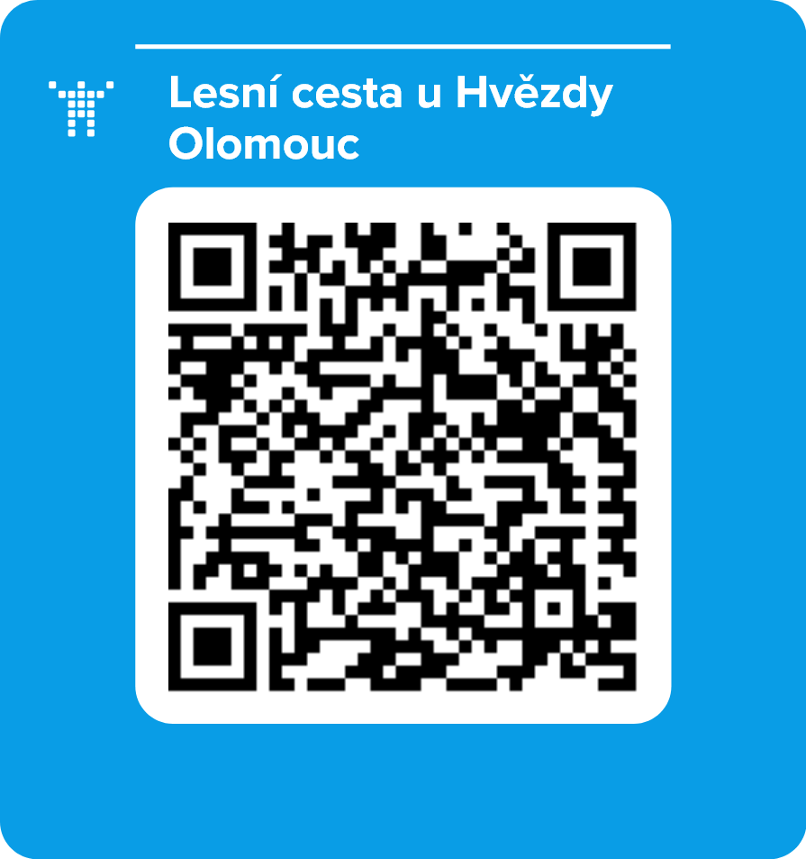 Lesní cesta u Hvězdy Olomouc