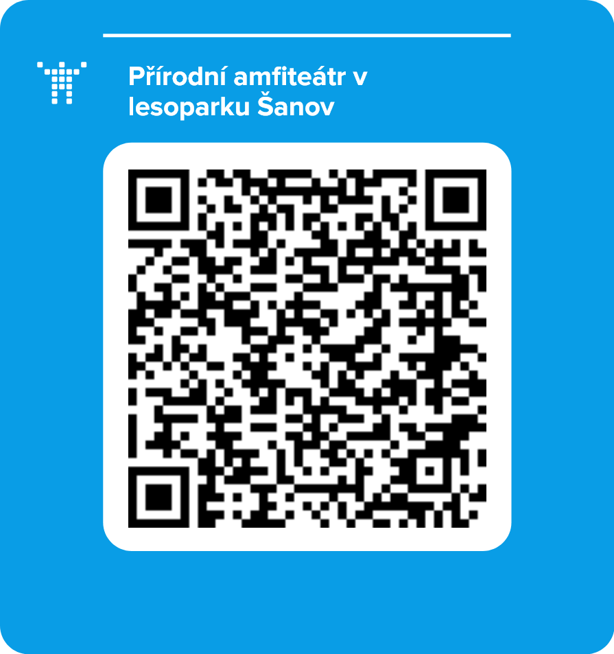 Přírodní amfiteátr v lesoparku Šanov