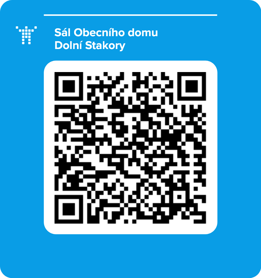 Sál Obecního domu Dolní Stakory