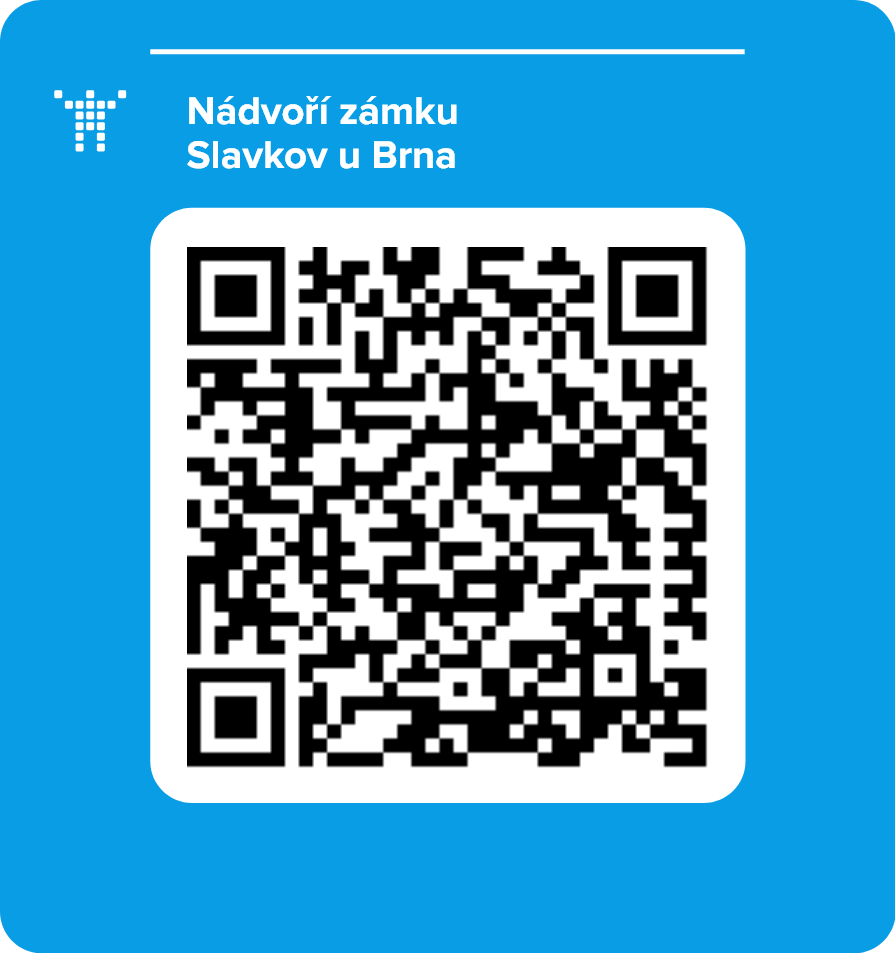 Nádvoří zámku Slavkov u Brna