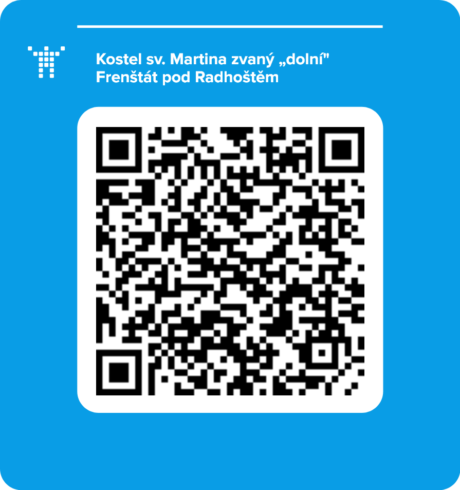 Kostel sv. Martina zvaný „dolní" Frenštát pod Radhoštěm