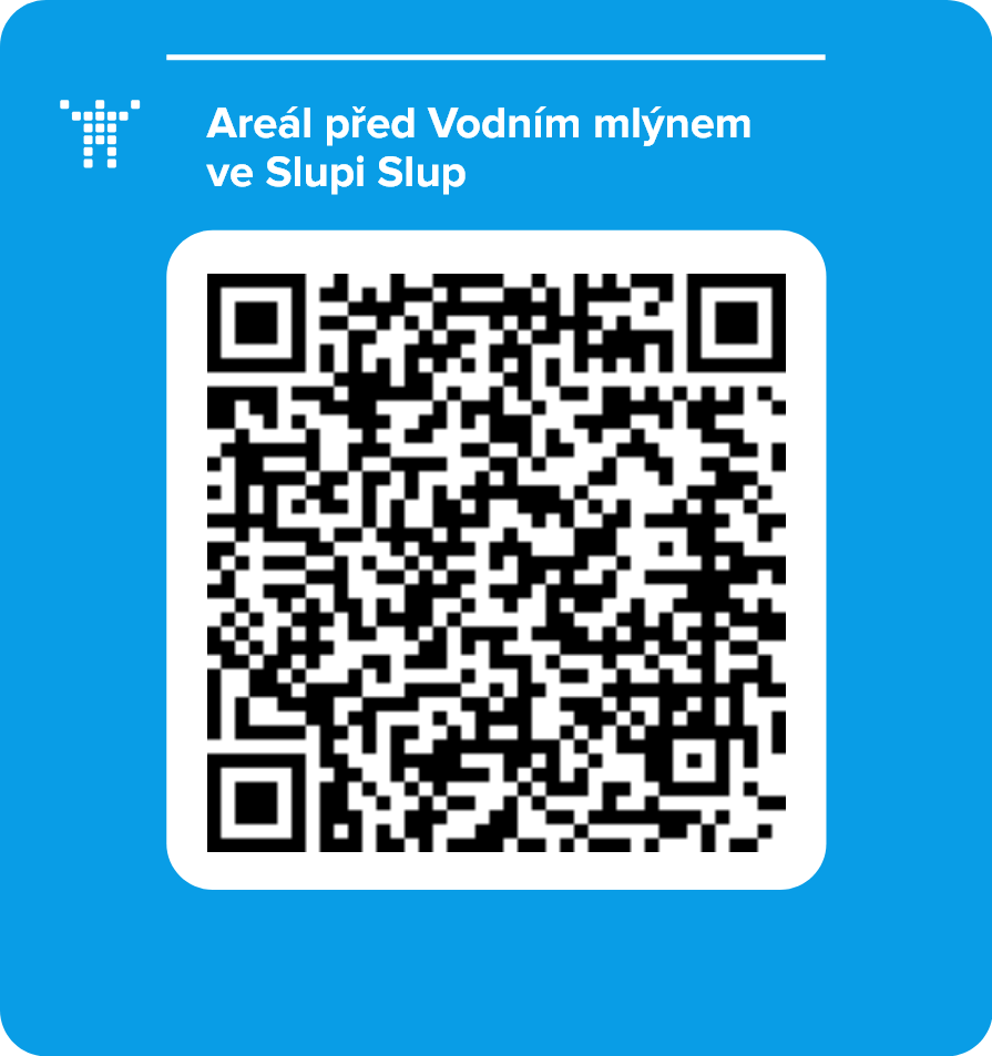 Areál před Vodním mlýnem ve Slupi Slup