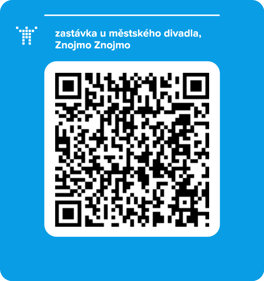 zastávka u městského divadla, Znojmo Znojmo