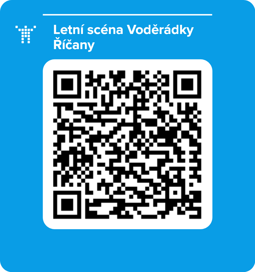 Letní scéna Voděrádky Říčany