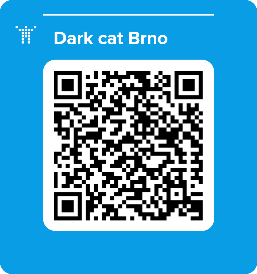 Dark cat Brno