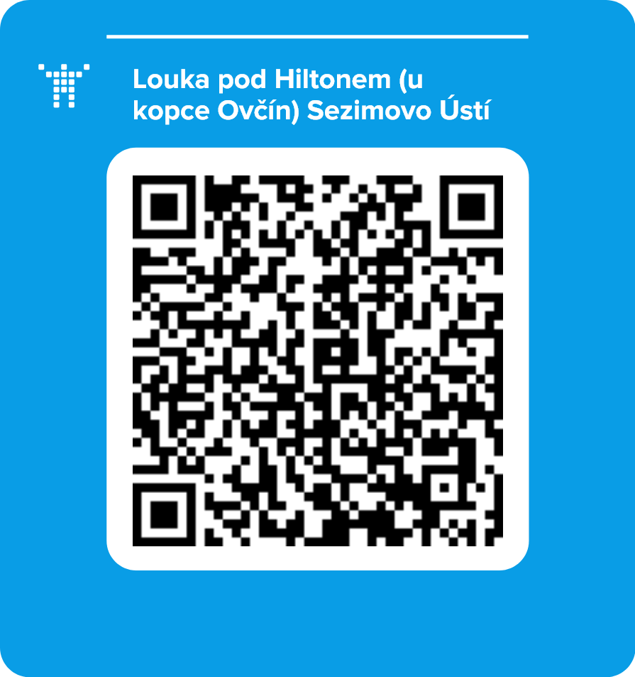 Louka pod Hiltonem (u kopce Ovčín) Sezimovo Ústí