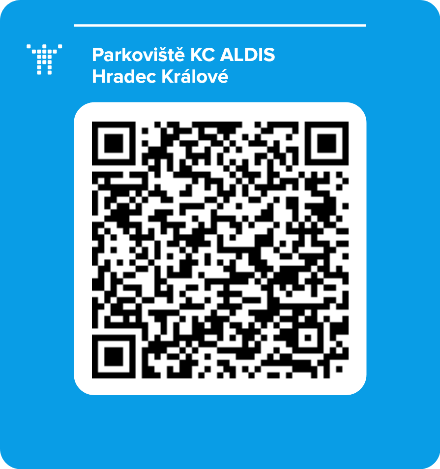 Parkoviště KC ALDIS Hradec Králové