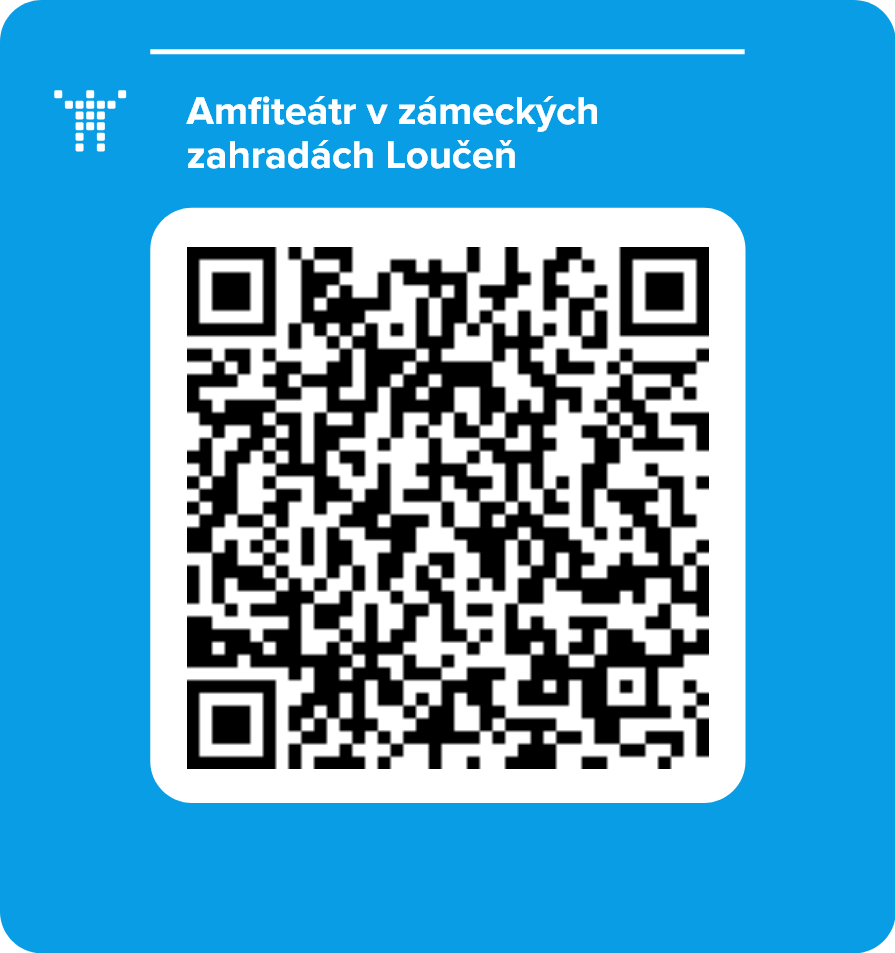 Amfiteátr v zámeckých zahradách Loučeň