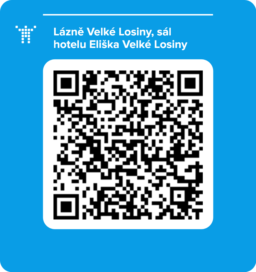 Lázně Velké Losiny, sál hotelu Eliška Velké Losiny