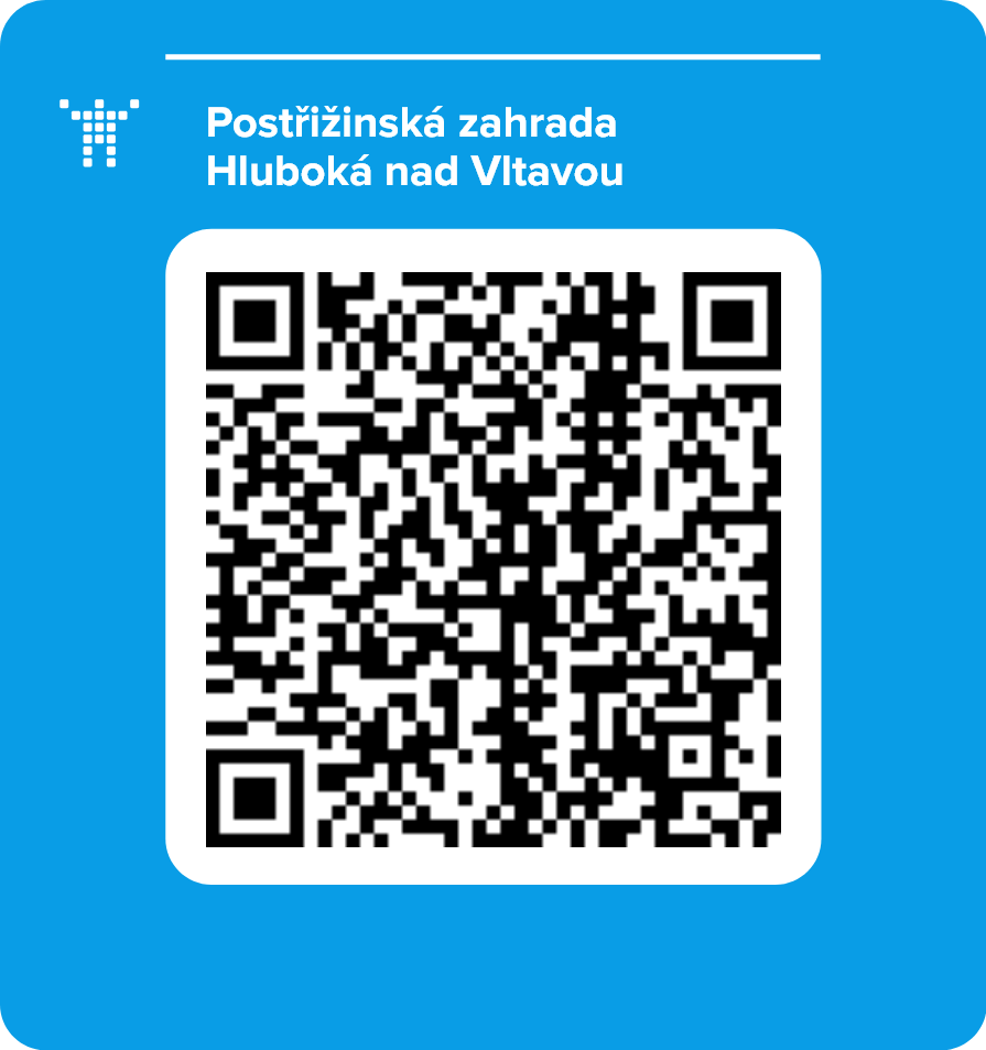 Postřižinská zahrada Hluboká nad Vltavou