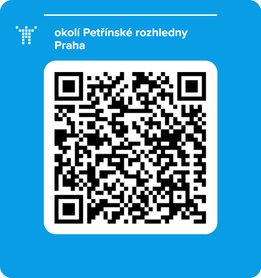 okolí Petřínské rozhledny Praha