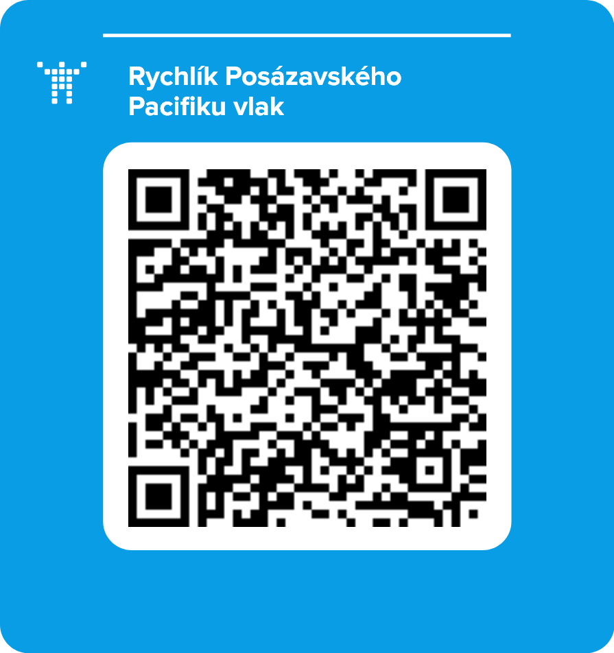 Rychlík Posázavského Pacifiku vlak