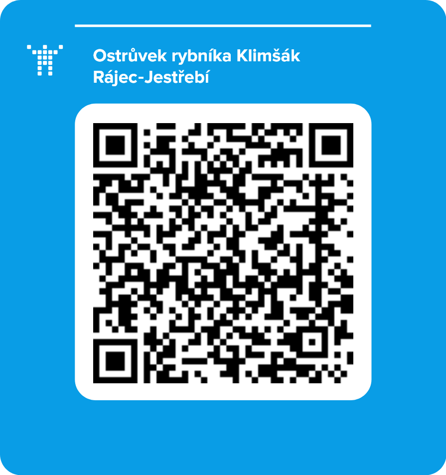 Ostrůvek rybníka Klimšák Rájec‑Jestřebí