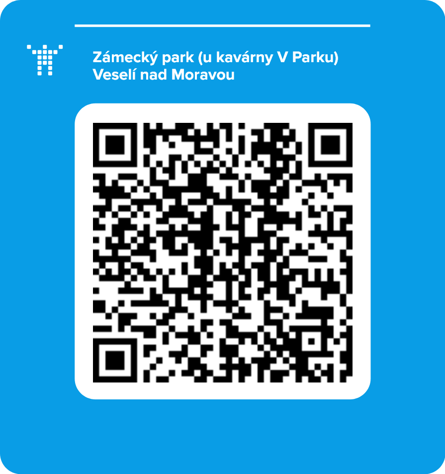 Zámecký park (u kavárny V Parku) Veselí nad Moravou