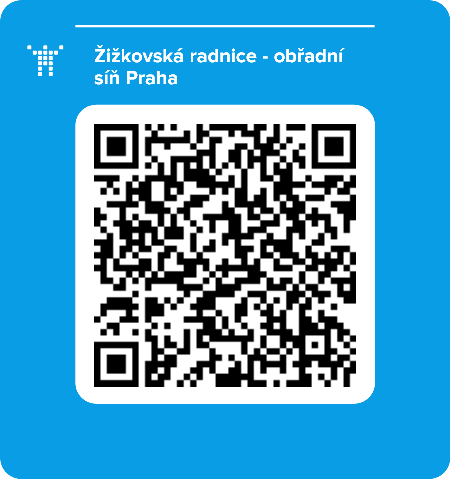 Žižkovská radnice - obřadní síň Praha