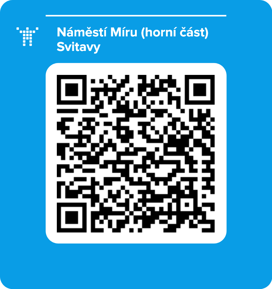 Náměstí Míru (horní část) Svitavy