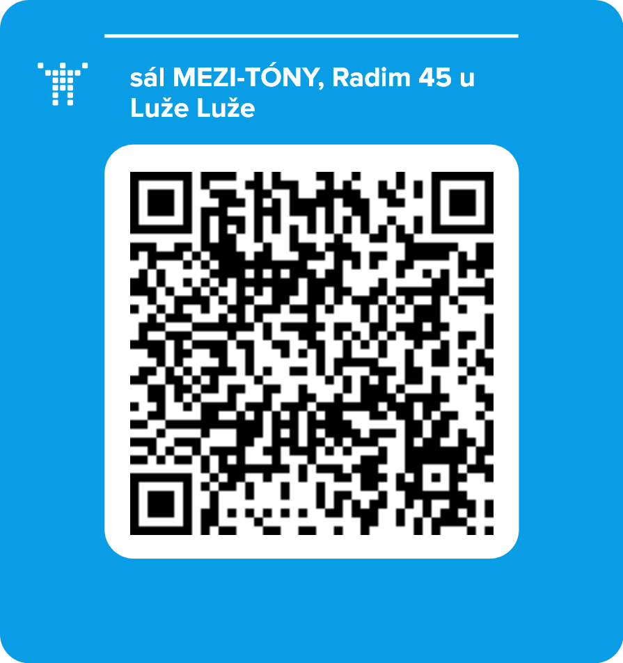 sál MEZI-TÓNY, Radim 45 u Luže Luže