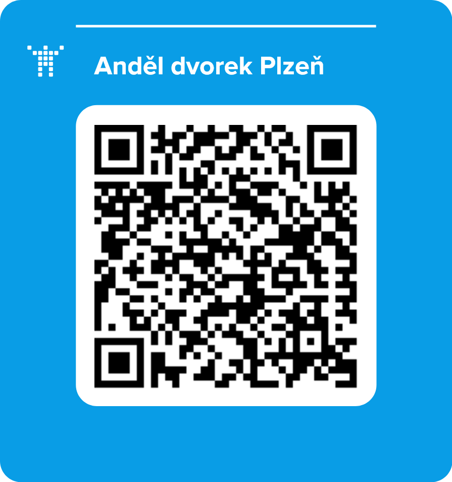 Anděl dvorek Plzeň