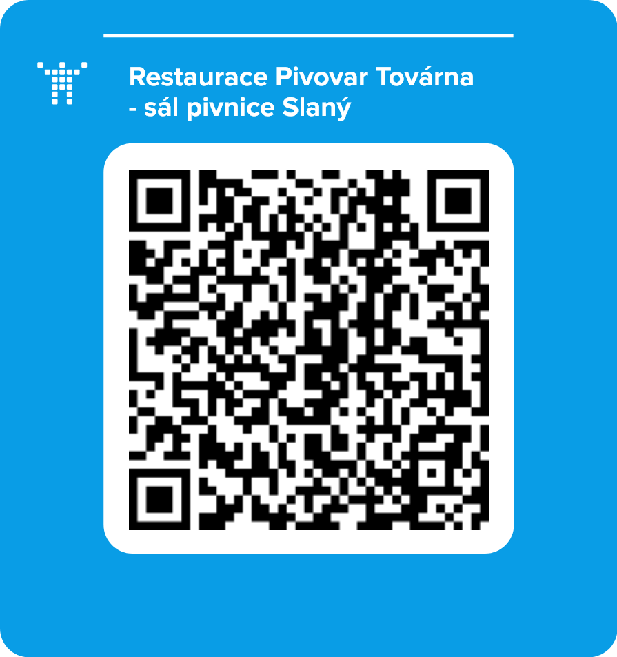 Restaurace Pivovar Továrna - sál pivnice Slaný
